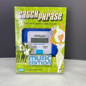 Catch Phrase Electronic Game Music Edition By Parker Brothers